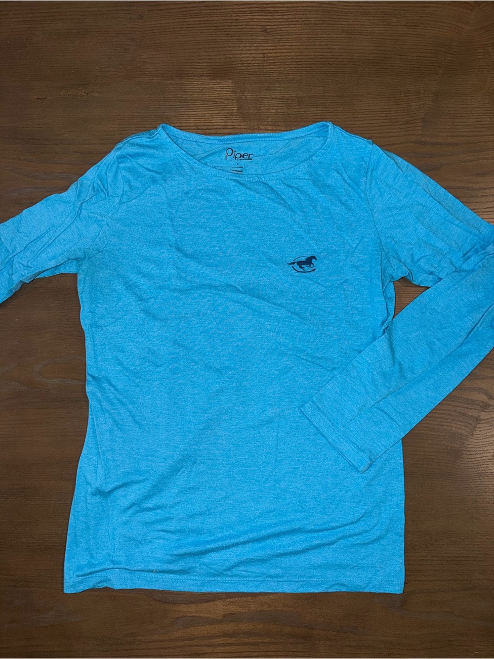 Piper Women’s Long Sleeve Turquoise Coverup Top